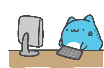 Cat destroying his PC